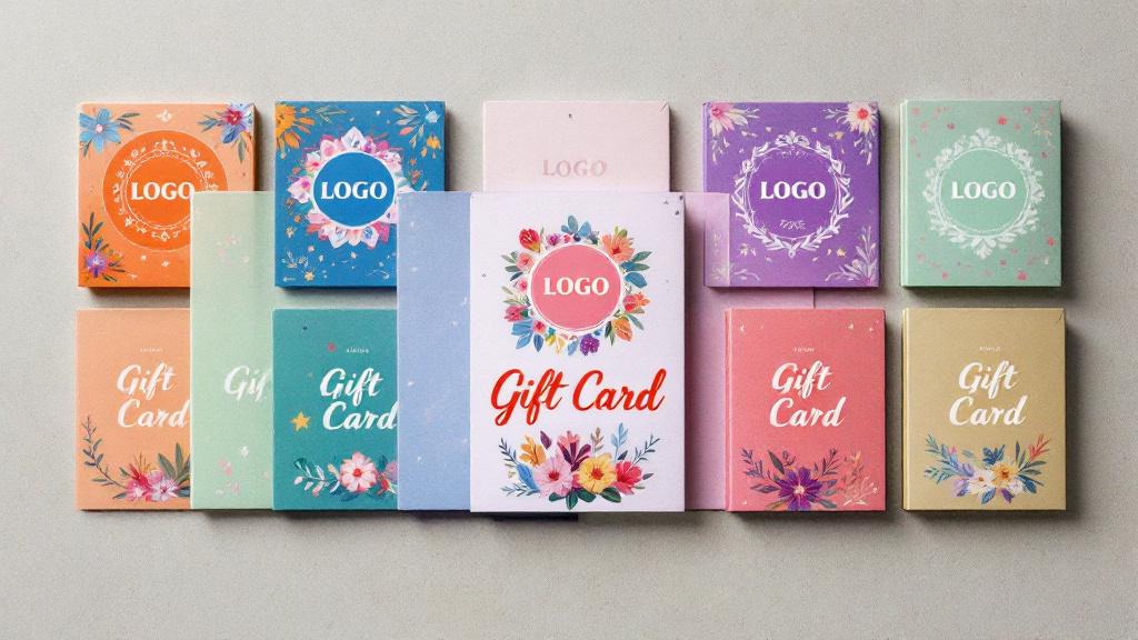Custom printed gift card carriers