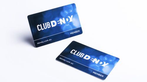 Blue Club Dendy custom member cards