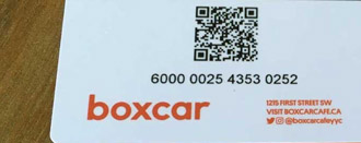 Variable numbering on plastic cards