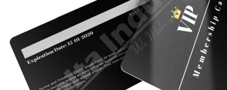 Writable panel on a plastic card